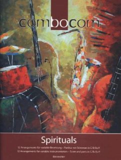 Combocom Spirituals, Partitur mit Stimmen in C/B/F/Es