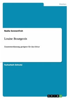 Louise Bourgeois - Sonnenfroh, Nadia
