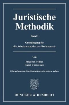 Juristische Methodik - Müller, Friedrich;Christensen, Ralph