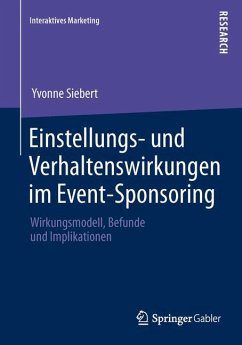 Einstellungs- und Verhaltenswirkungen im Event-Sponsoring - Siebert, Yvonne