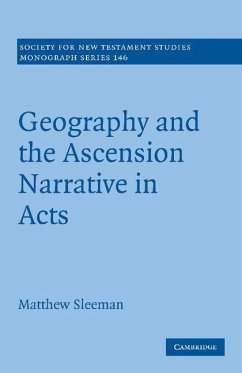 Cover Geography and the Ascension Narrative in Acts