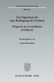 Das Eigentum als eine Bedingung der Freiheit / Property as a Condition of Liberty.