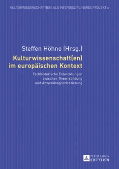 Kulturwissenschaft(en) im europäischen Kontext