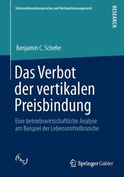 Das Verbot der vertikalen Preisbindung - Schefer, Benjamin C.