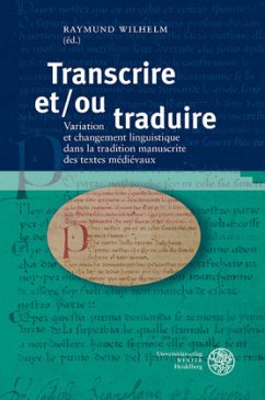 Cover Transcrire et/ou traduire