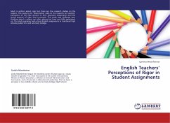 English Teachers¿ Perceptions of Rigor in Student Assignments