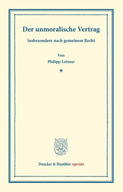 Cover Der unmoralische Vertrag