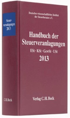 Handbuch der Steuerveranlagungen 2013