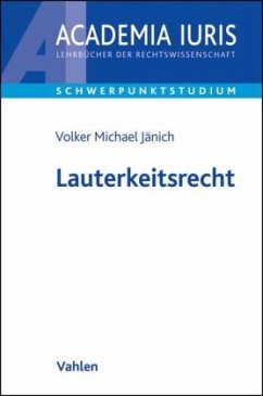 Lauterkeitsrecht - Jänich, Volker M.