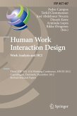 Human Work Interaction Design. Work Analysis and HCI