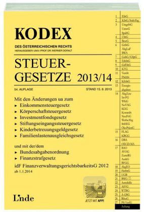 KODEX Steuergesetze 2013/2014 (f. Österreich)