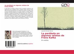 La parábola en algunos relatos de Franz Kafka von Leonardo Escobar Barrios  portofrei bei bü bestellen