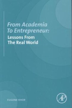Cover From Academia to entrepreneur