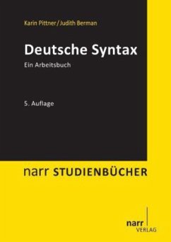 Deutsche Syntax - Pittner, Karin; Berman, Judith