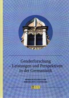 Cover Genderforschung - Leistungen und Perspektiven in der Germanistik