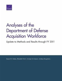 Analyses of the Department of Defense Acquisition Workforce - Gates, Susan M; Roth, Elizabeth; Srinivasan, Sinduja