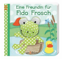 Mein Fingerpuppenbuch - Eine Freundin für Fido Frosch - Grimm, Sandra; Flad, Antje