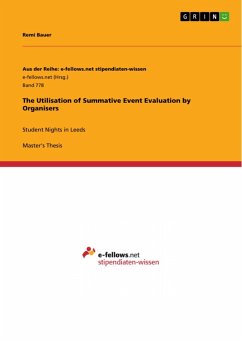 The Utilisation of Summative Event Evaluation by Organisers (eBook, PDF)