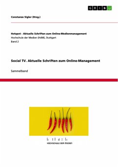 Social TV. Aktuelle Schriften zum Online-Management (eBook, PDF)