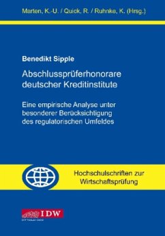 Cover Abschlussprüferhonorare deutscher Kreditinstitute