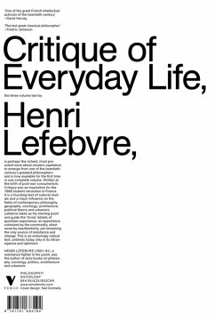 Critique of Everyday Life: The Three-Volume Text - Lefebvre, Henri