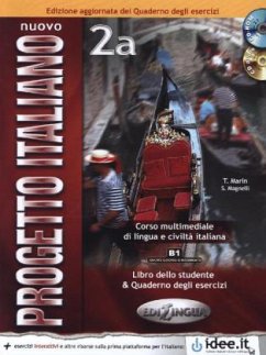 Libro dello studente & Quaderno degli esercizi, m. CD-ROM und Audio-CD / Nuovo Progetto italiano 2a