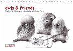 owls & friends Immerwährender Kalender (Tischkalender immerwährend DIN A5 quer)