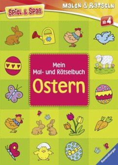 Mein Mal- und Rätselbuch Ostern - Richter, Martine