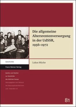 Cover Die allgemeine Altersrentenversorgung in der UdSSR, 1956-1972