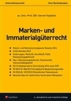 Marken- und Immaterialgüterrecht - Haybäck, Gerwin