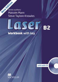 Workbook w. Audio-CD and Key / Laser B2, New Edition