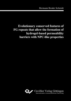 Evolutionary conserved features of FG repeats that allow the formation of hydrogel-based perme-ability barriers with NPC-like properties - Schmidt, Hermann Broder