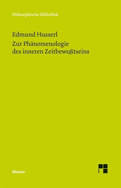 Zur Phänomenologie des inneren Zeitbewußtseins (eBook, PDF) - Husserl, Edmund