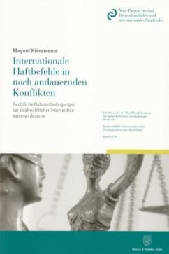 Cover Internationale Haftbefehle in noch andauernden Konflikten.