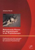 Motivationale Phasen bei Angstpatienten in der Psychotherapie: Psychometrische Untersuchungen zum Transtheoretischen Modell bei stationärer Psychotherapie