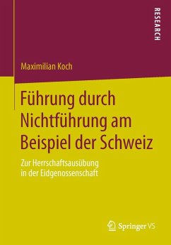 Cover Führung durch Nichtführung am Beispiel der Schweiz