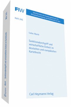 Cover Sanktionsdurchgriff und wirtschaftliche Einheit im deutschen und europäischen Kartellrecht (FIW 245)