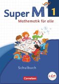 Super M 1. Schuljahr. Schülerbuch mit Kartonbeilagen. Westliche Bundesländer