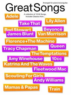 Cover Great Songs songbook piano/vocal/guitar