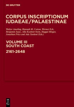 South Coast: 2161-2648 / Corpus Inscriptionum Iudaeae/Palaestinae Volume 3