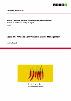 Social TV. Aktuelle Schriften zum Online-Management - Sigler, Constanze