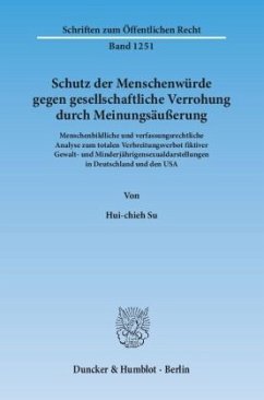 Schutz der Menschenwürde gegen gesellschaftliche Verrohung durch Meinungsäußerung. - Su, Hui-Chieh