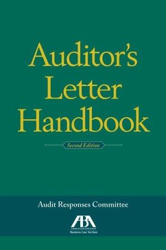 Auditor's Letter Handbook, Second Edition - Business Law Section, American Bar Assoc