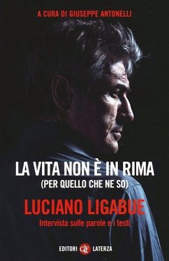 Cover La vita non è in rima (per quello che ne so). Intervista sulle parole e i testi