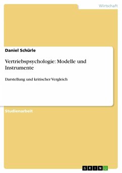 Vertriebspsychologie: Modelle und Instrumente - Schürle, Daniel