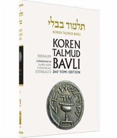 Koren Talmud Bavli, Vol.8: Tractate Shekalim, Noe B & W Edition, Hebrew/English - Steinsaltz, Adin Even-Israel