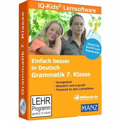 Einfach besser in Deutsch: Grammatik 7. Klasse (Download für Windows) - Bei  bücher.de Download bestellen