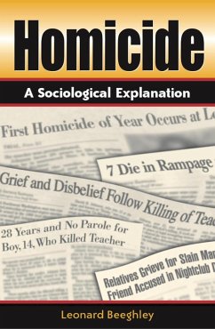 Homicide (eBook, ePUB) - Beeghley, Leonard