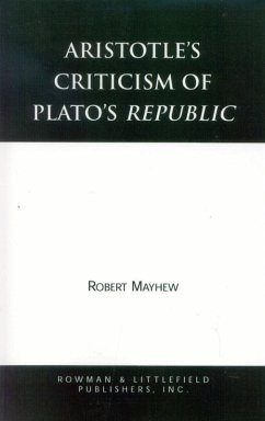Cover Aristotle's Criticism of Plato's Republic (eBook, ePUB)