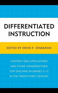 Cover Differentiated Instruction (eBook, ePUB)